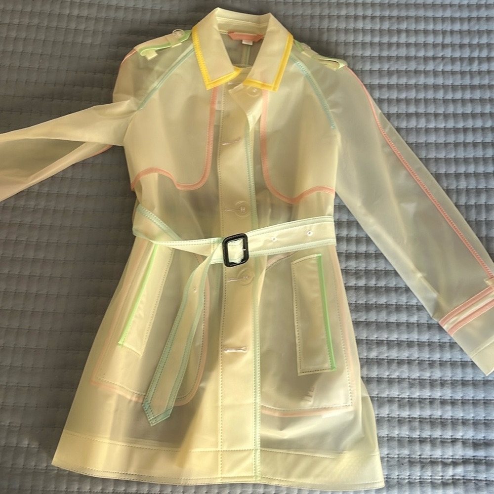 Burberry rain coat- size 8Y